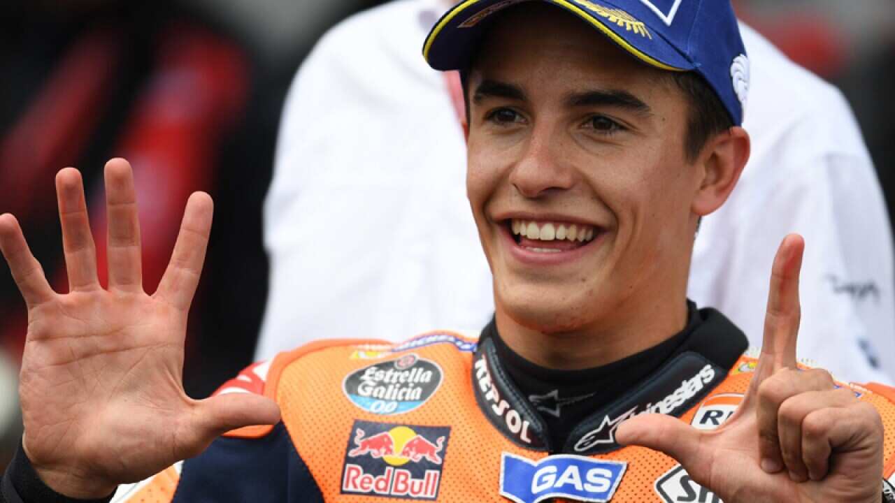 Spanish MotoGP rider Marc Marquez