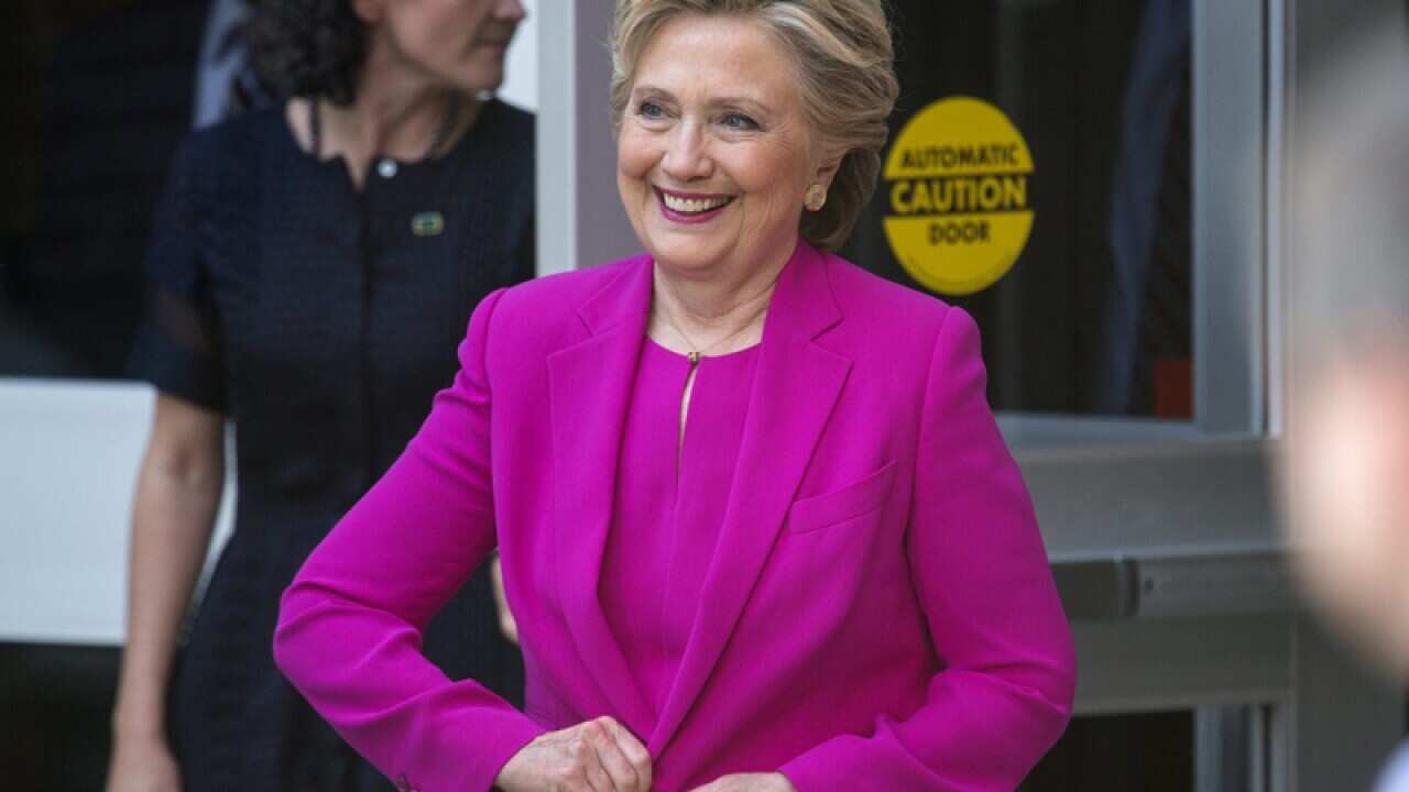 Democratic Presidential nominee Hillary Clinton