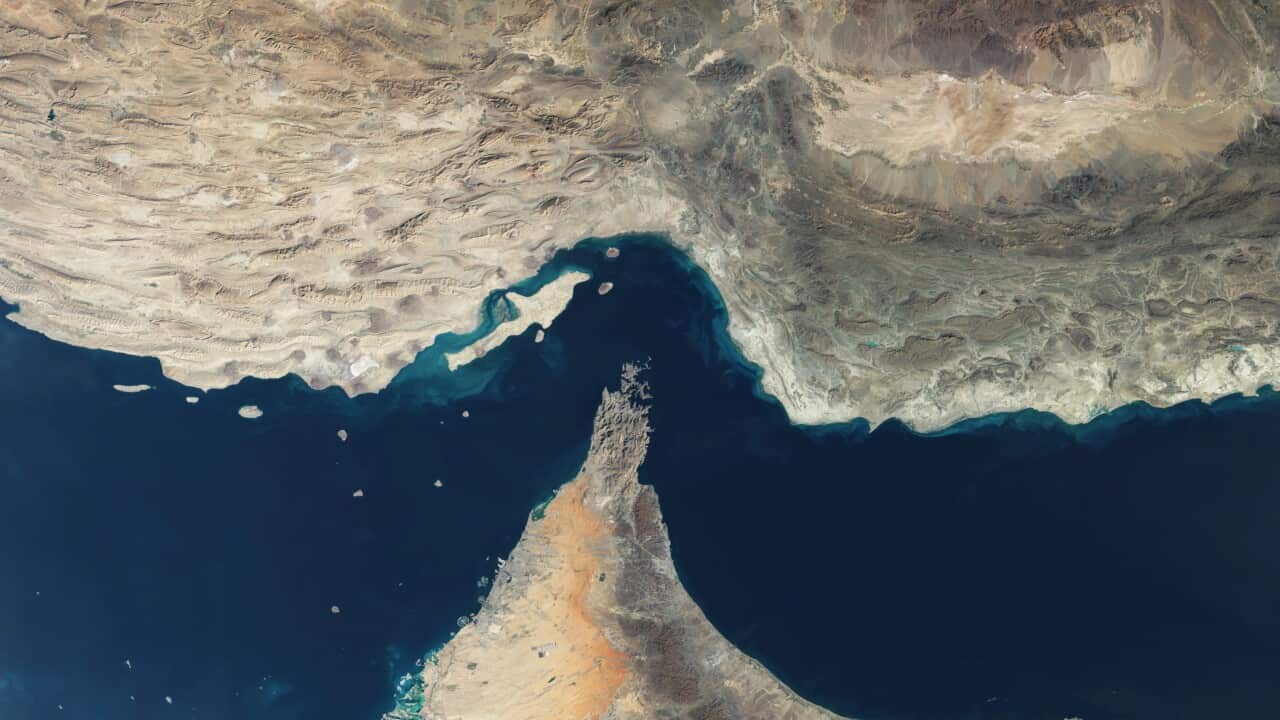 Satellite Imagery Of The Strait Of Hormuz