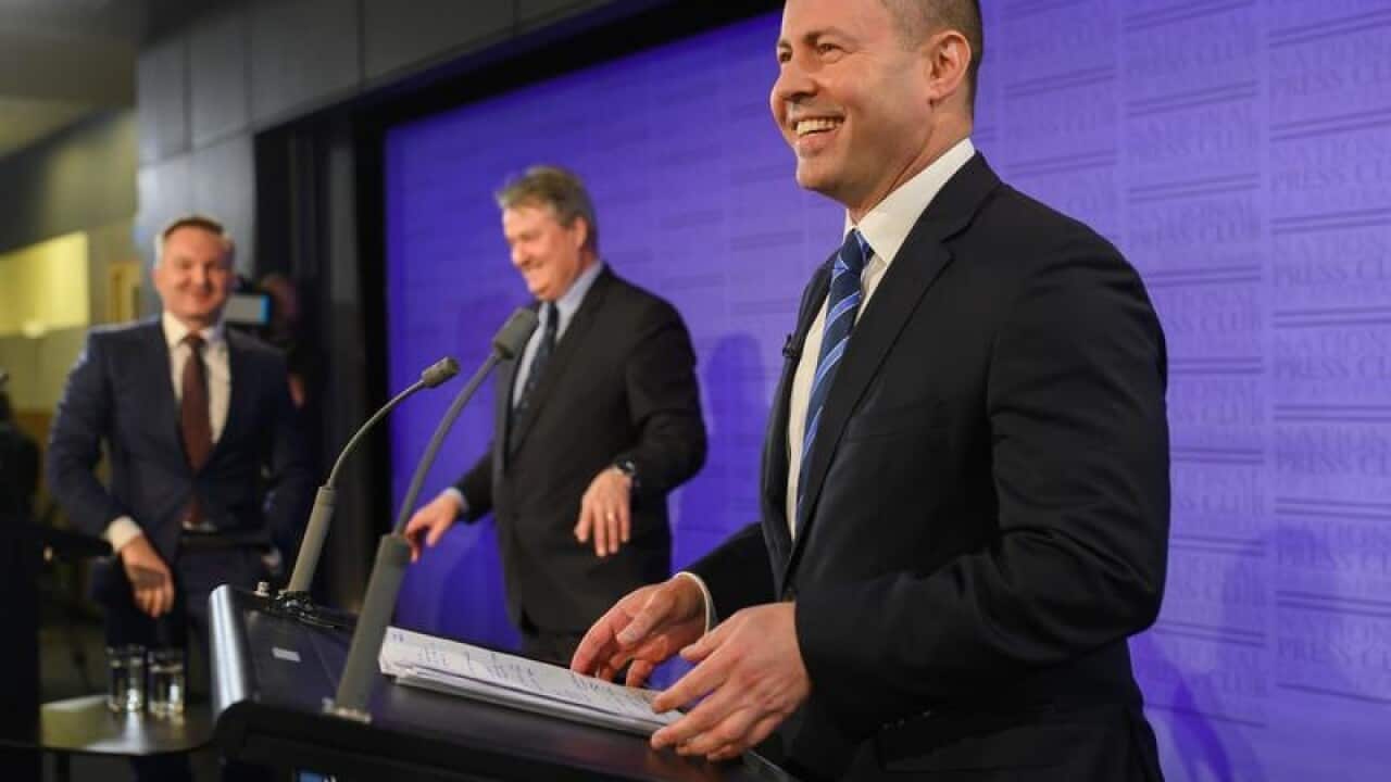 .Treasurer Josh Frydenberg and Shadow Treasurer Chris Bowen