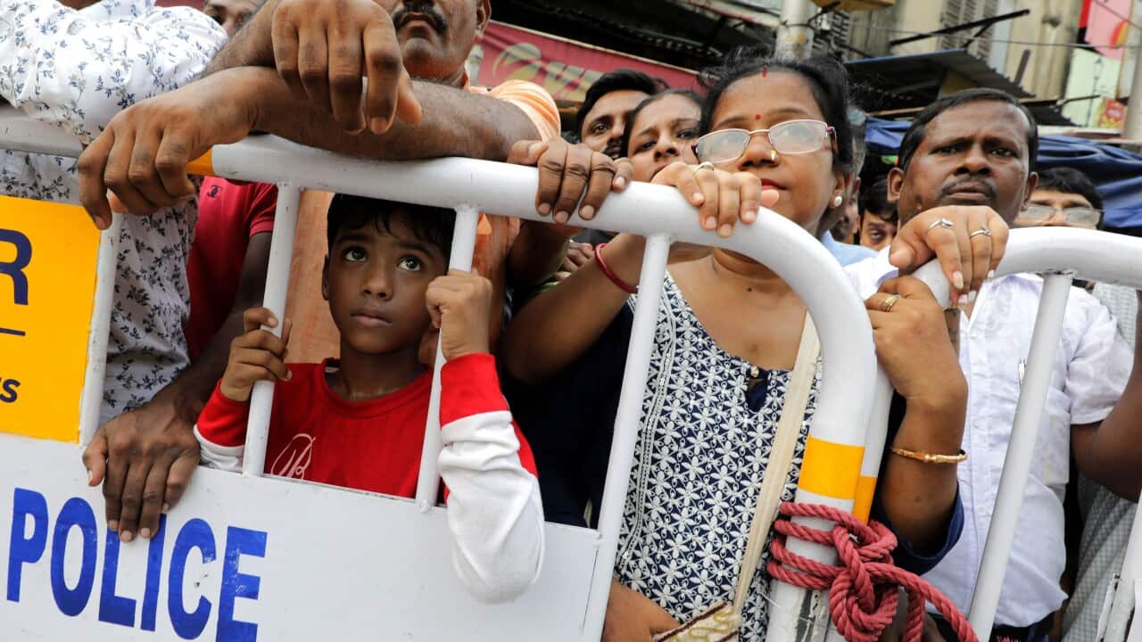 Indian Prime Minister Narendra Modi campaigns in Kolkata during general election