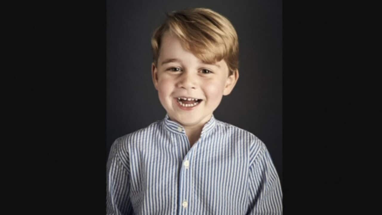 This is an image taken at the end of June 2017 and released on Friday July 21, 2017 by Britain's Prince William and Kate Duchess of Cambridge of Prince George