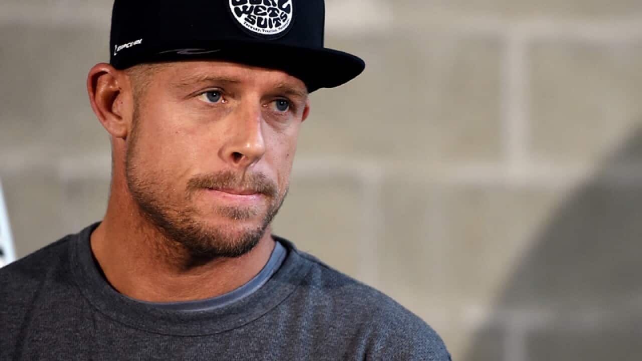Australian surfing champion Mick Fanning