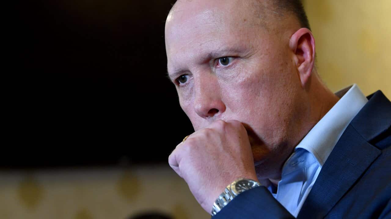 Home Affairs Peter Dutton has contracted Covid-19.