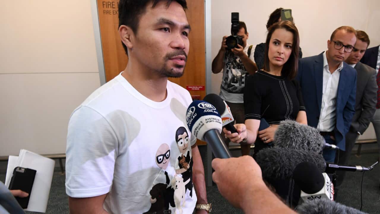 Filipino boxer Manny Pacquiao