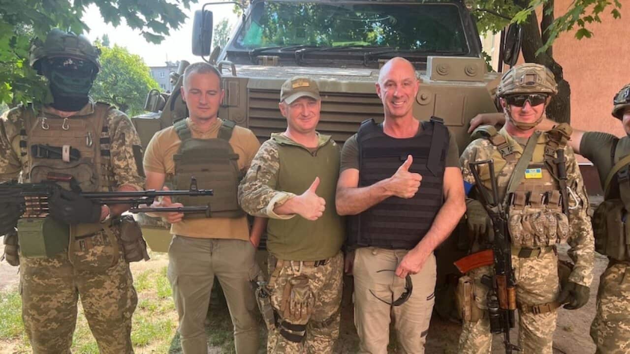 Senator David Van says tanks are among Ukraine's biggest needs. (Supplied Senator David Van).jpg