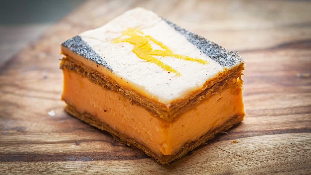 Strawberry vanilla slice. #BringBackTheClassics