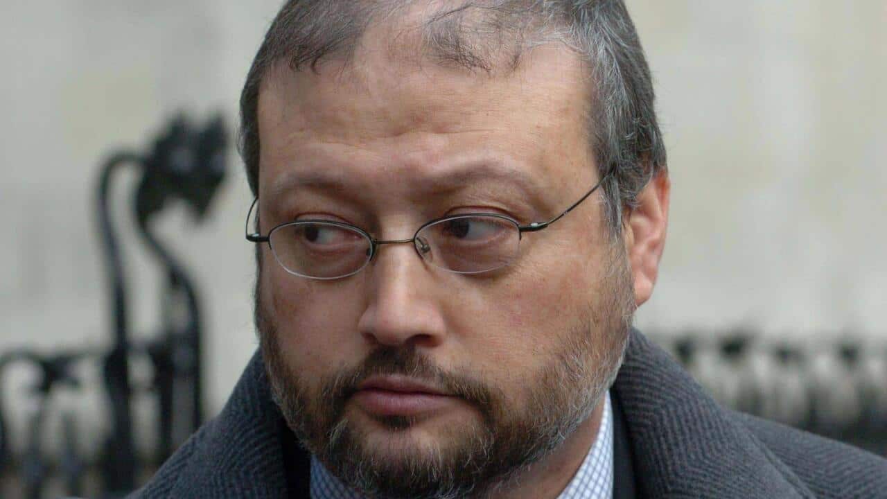 File photo dated 06/12/04 of Jamal Khashoggi.