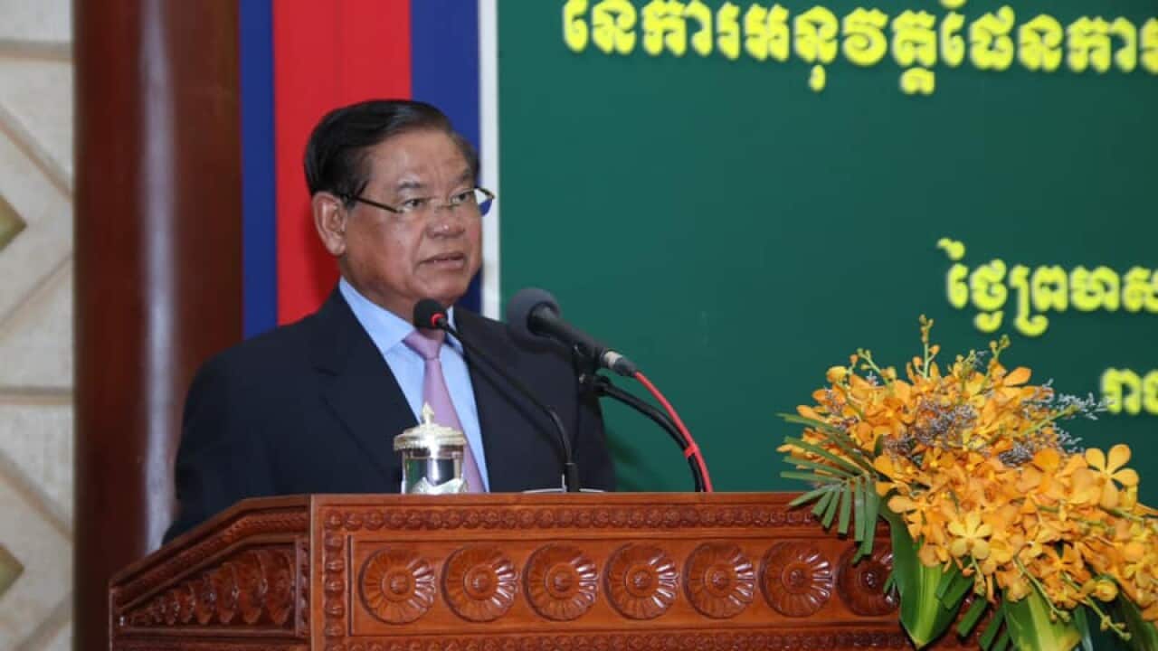 Cambodia Interior Minister Sar Kheng