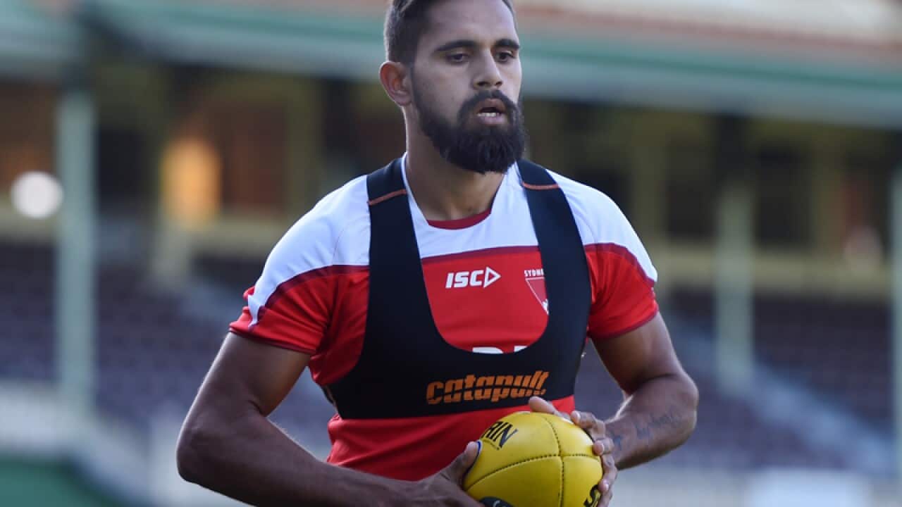 Sydney Swans premiership star Lewis Jetta