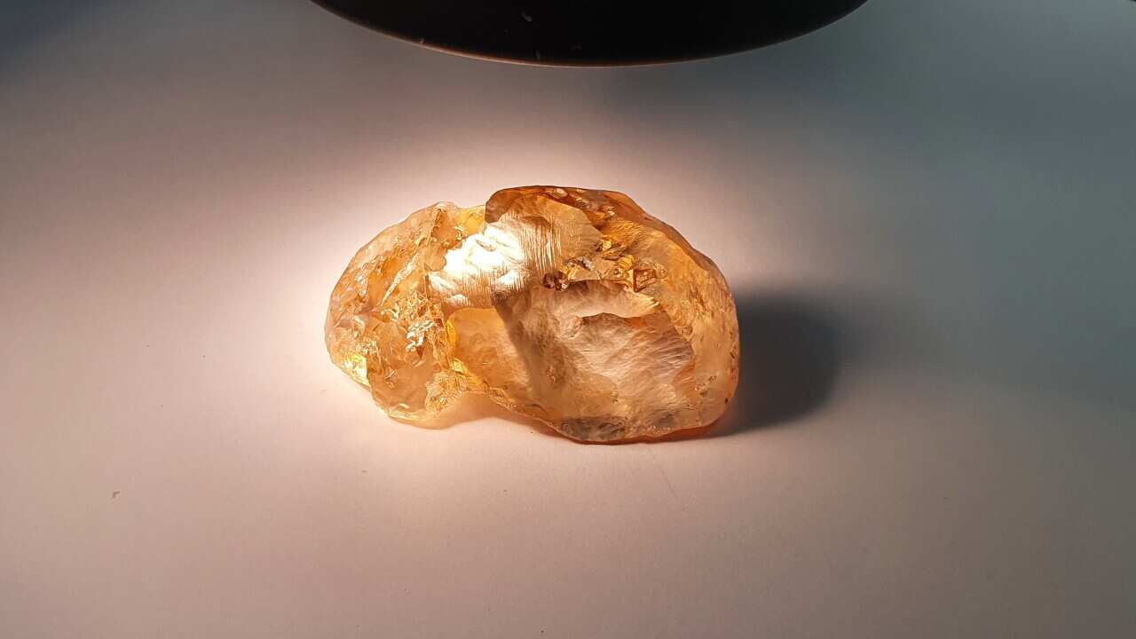 The biggest coloured diamond in the world is found in Russia