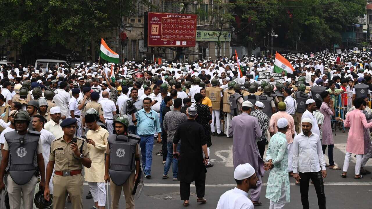 India: Muslim Groups In Kolkata Hold Massive Protests Against Waqf Amendment Bill