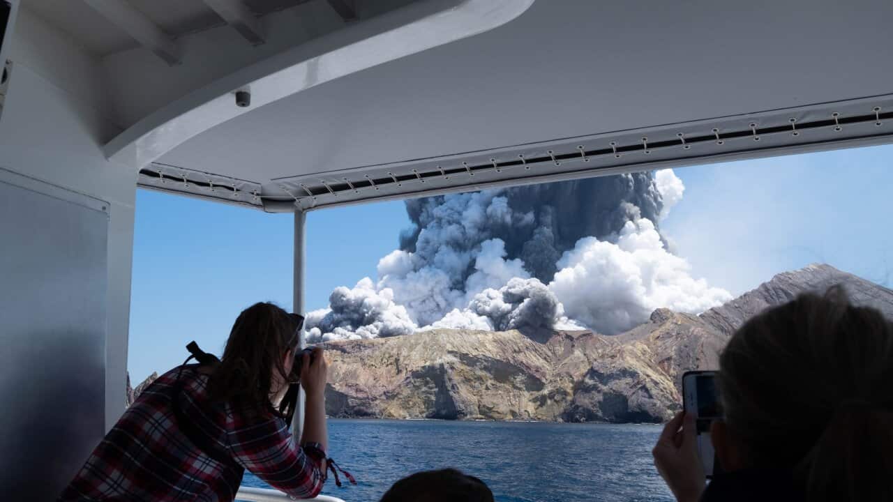 New Zealand Volcano Erupts