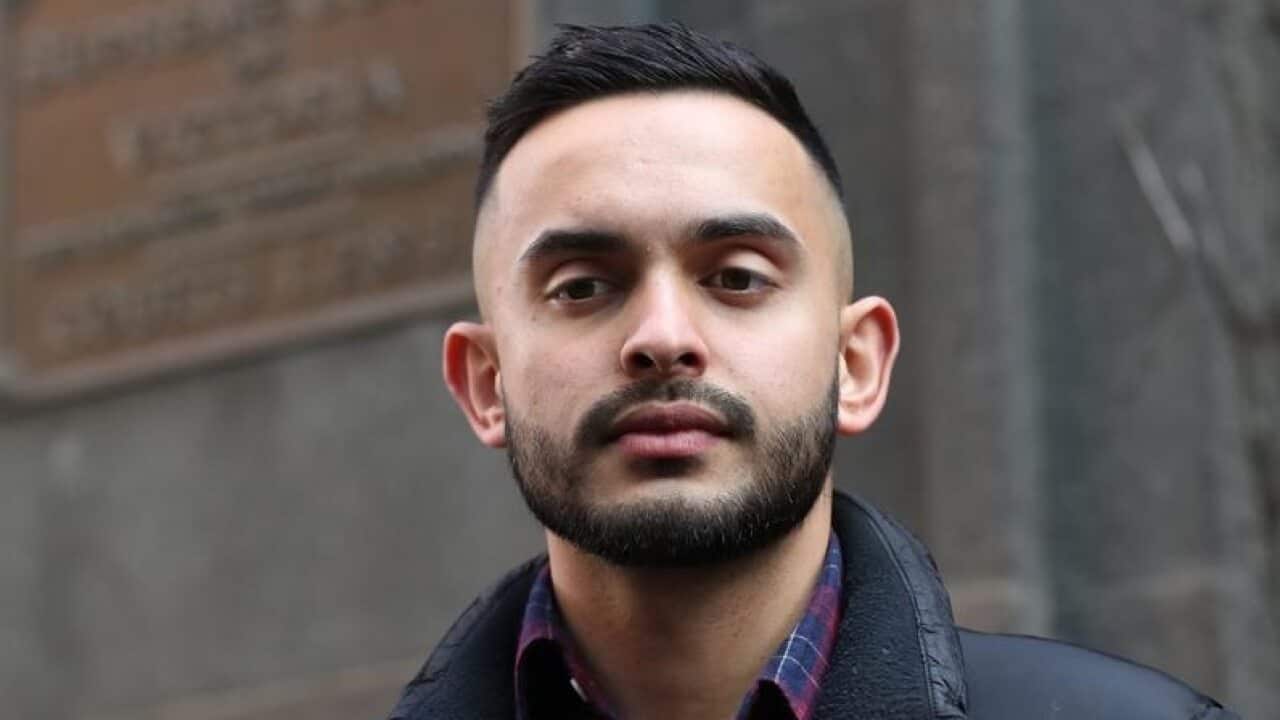 Eathan Cruse leaves the Victorian Supreme Court