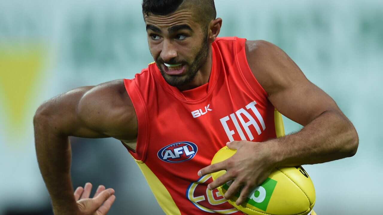 Gold Coast Suns defender Adam Saad
