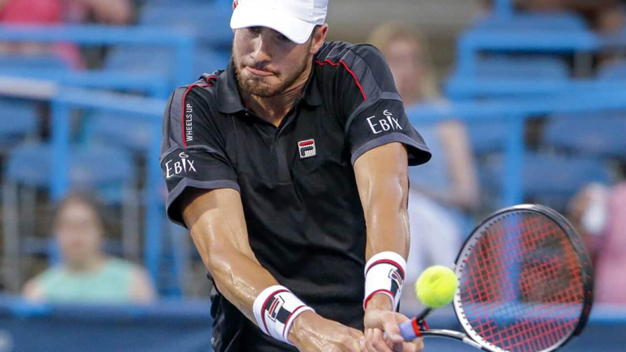 American tennis player John Isner