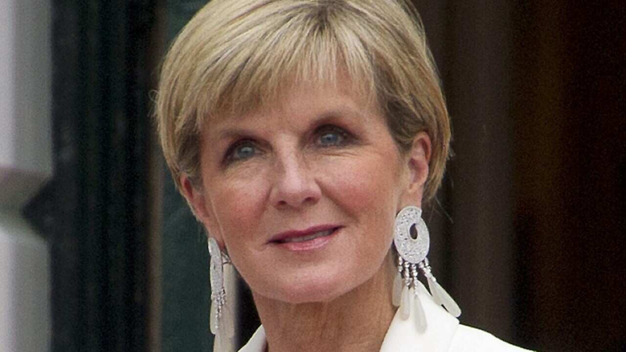 Julie Bishop, Australian Foreign Minister.