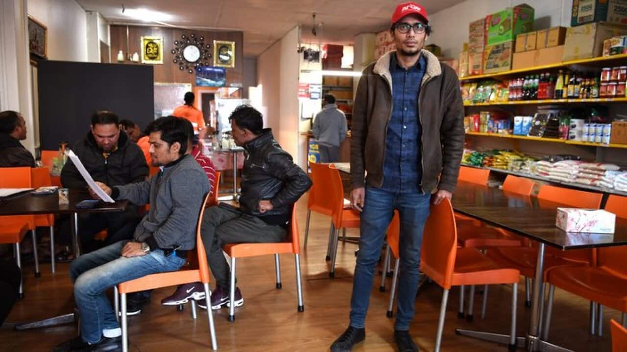 Afghan migrant worker