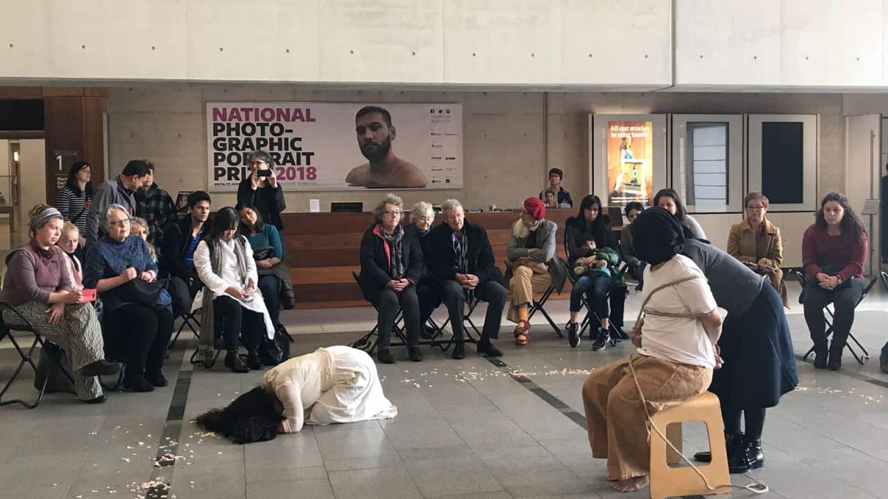 Rachmi Diyah Larasati's performance at the National Portrait Gallery