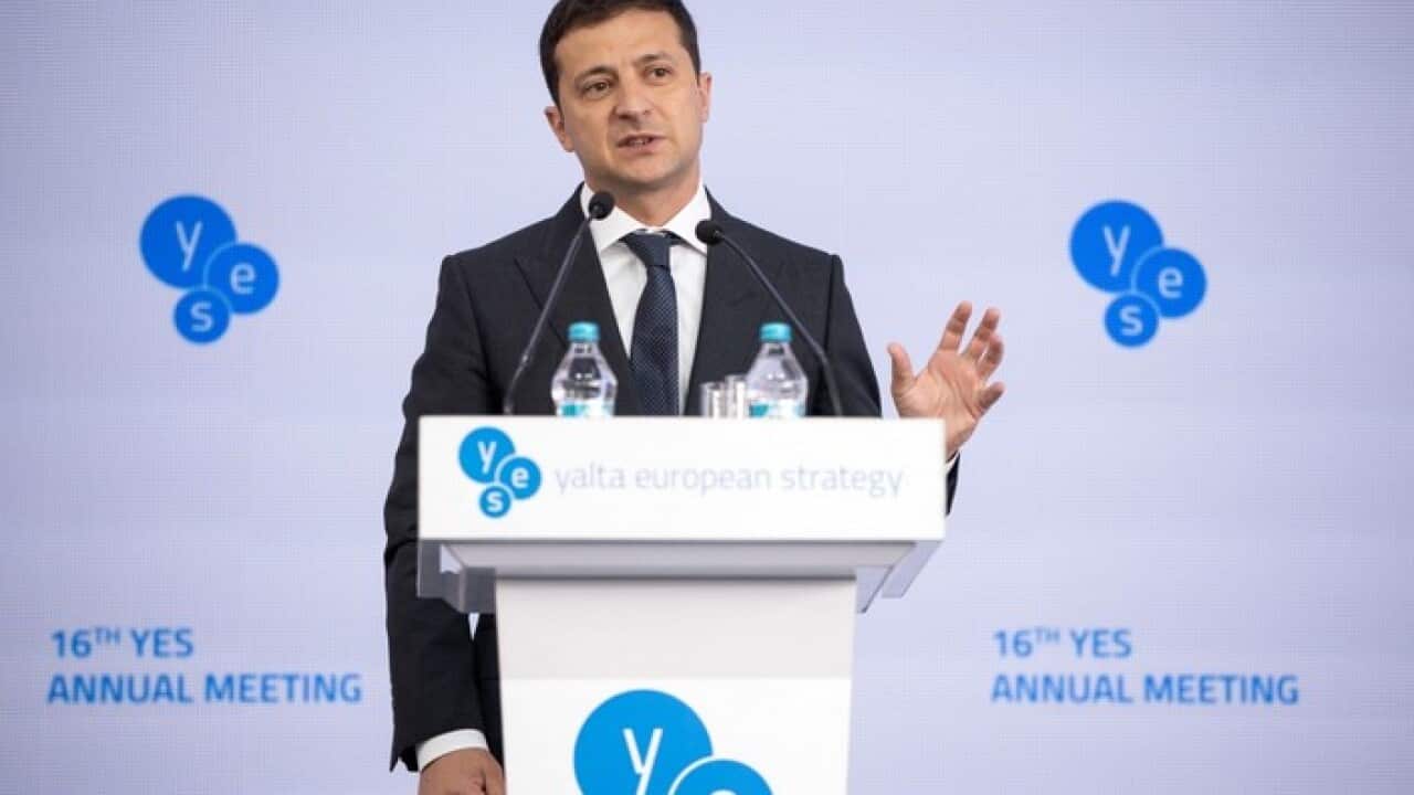 President Volodymyr Zelenskyy, YES 2019.