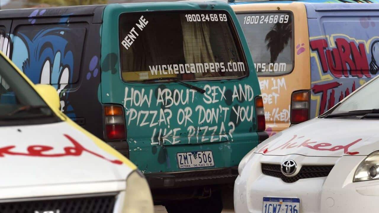 Wicked Campers slogans