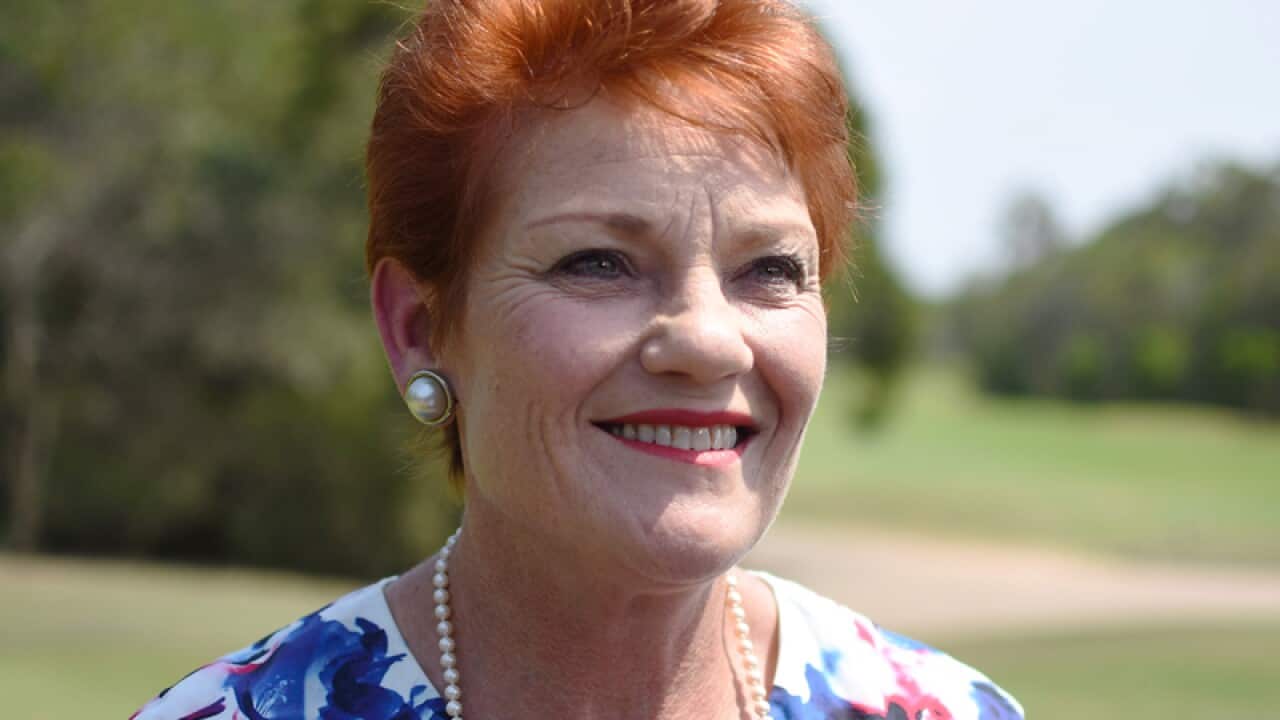 One Nation leader Pauline Hanson