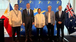 Philippine Ambassador to Australia Antonio Morales and Australian Minister for Foreign Affairs Penny Wong led the 80th anniversary celebration of the Australia-Philippine diplomatic relations at the Australian Parliament House this Thursday, 14 May 2026