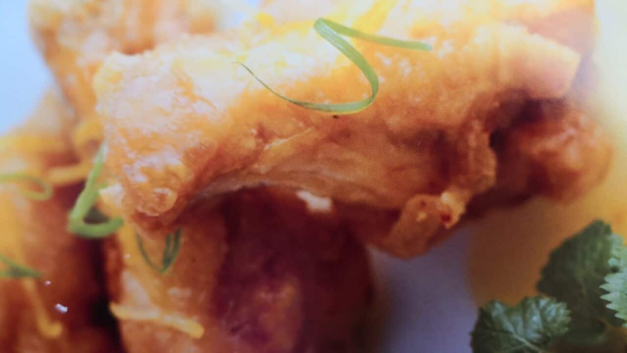 焗雞翼加上濃濃的西檸香味,令人胃口大增。