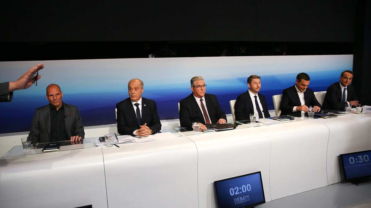 GREECE ELECTIONS DEBATE