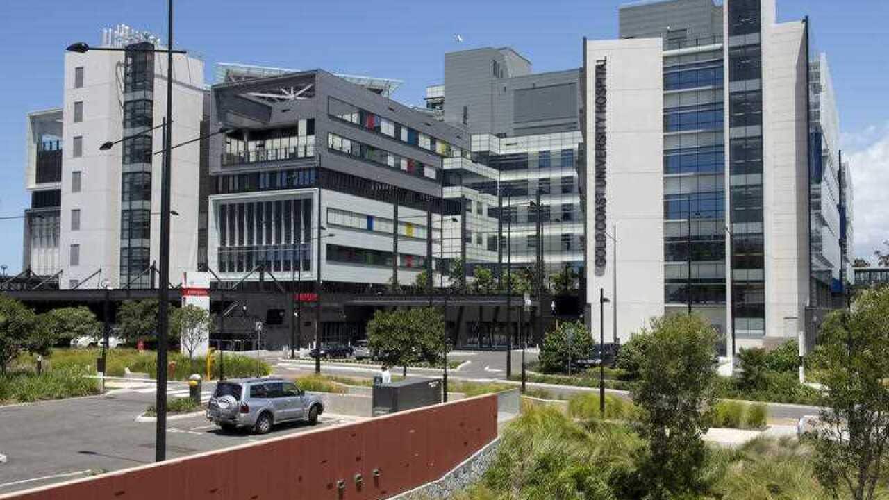Gold Coast University Hospital, where the man died.