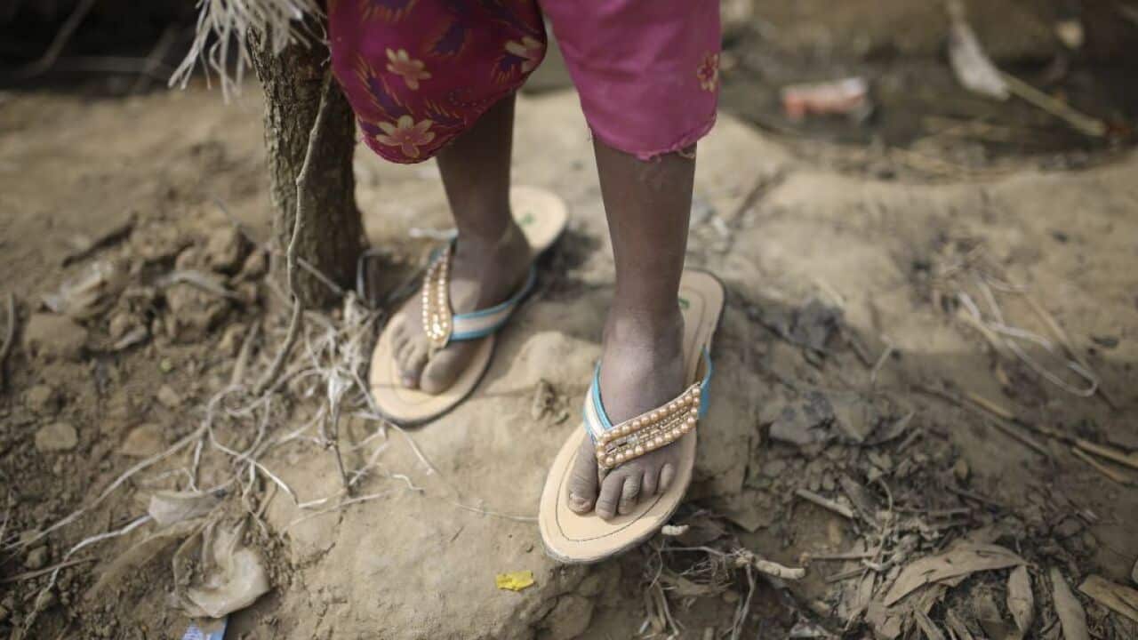 Rohingya people fled from oppression in Myanmar.