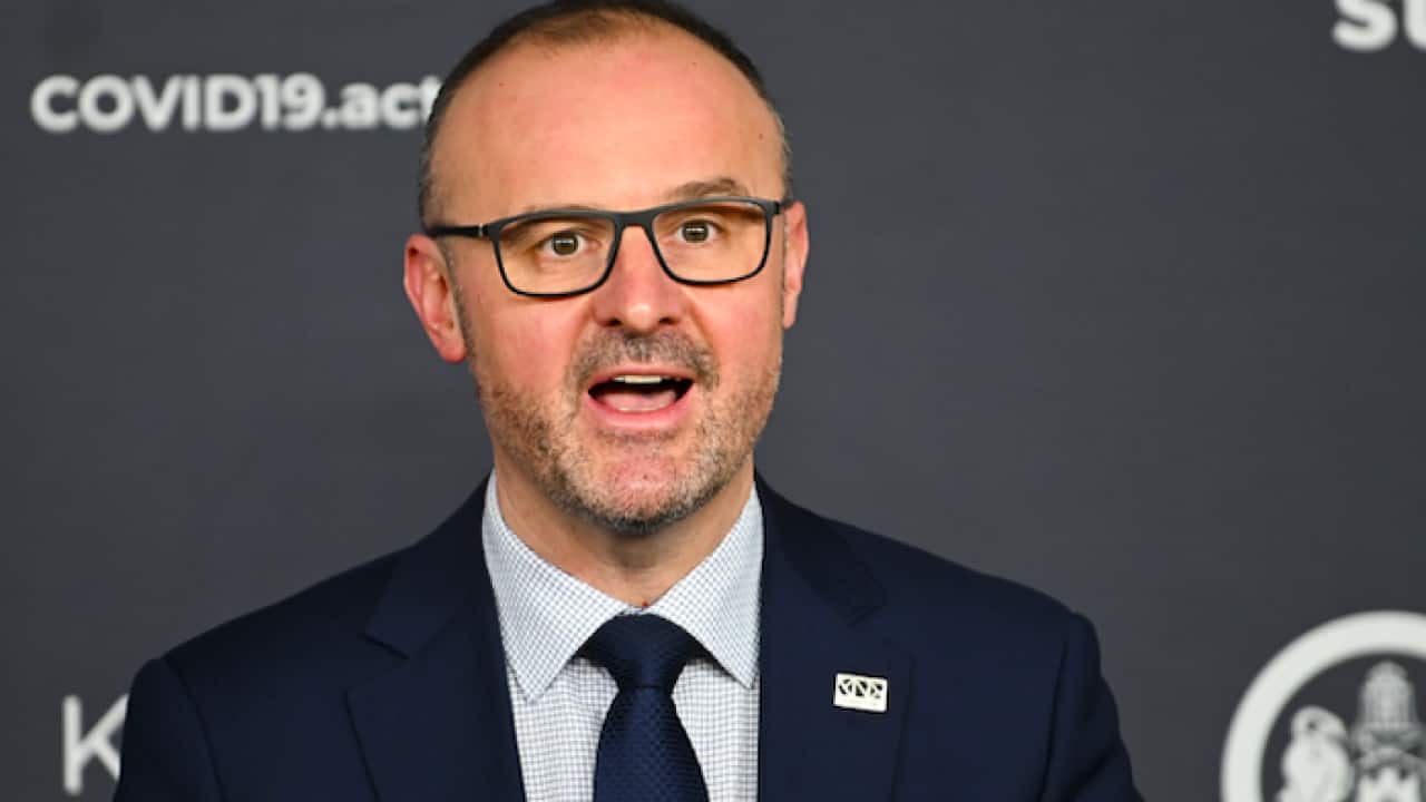 ACT Chief Minister Andrew Barr