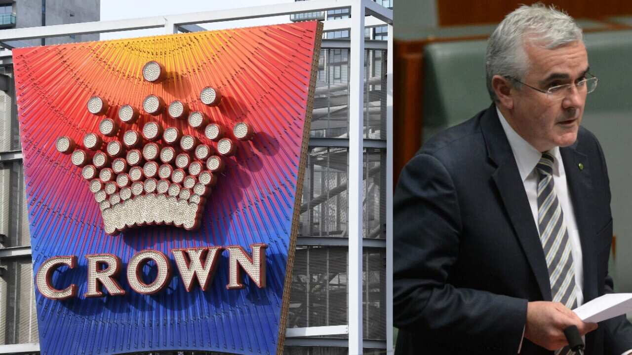 MP Andrew Wilkie, right.