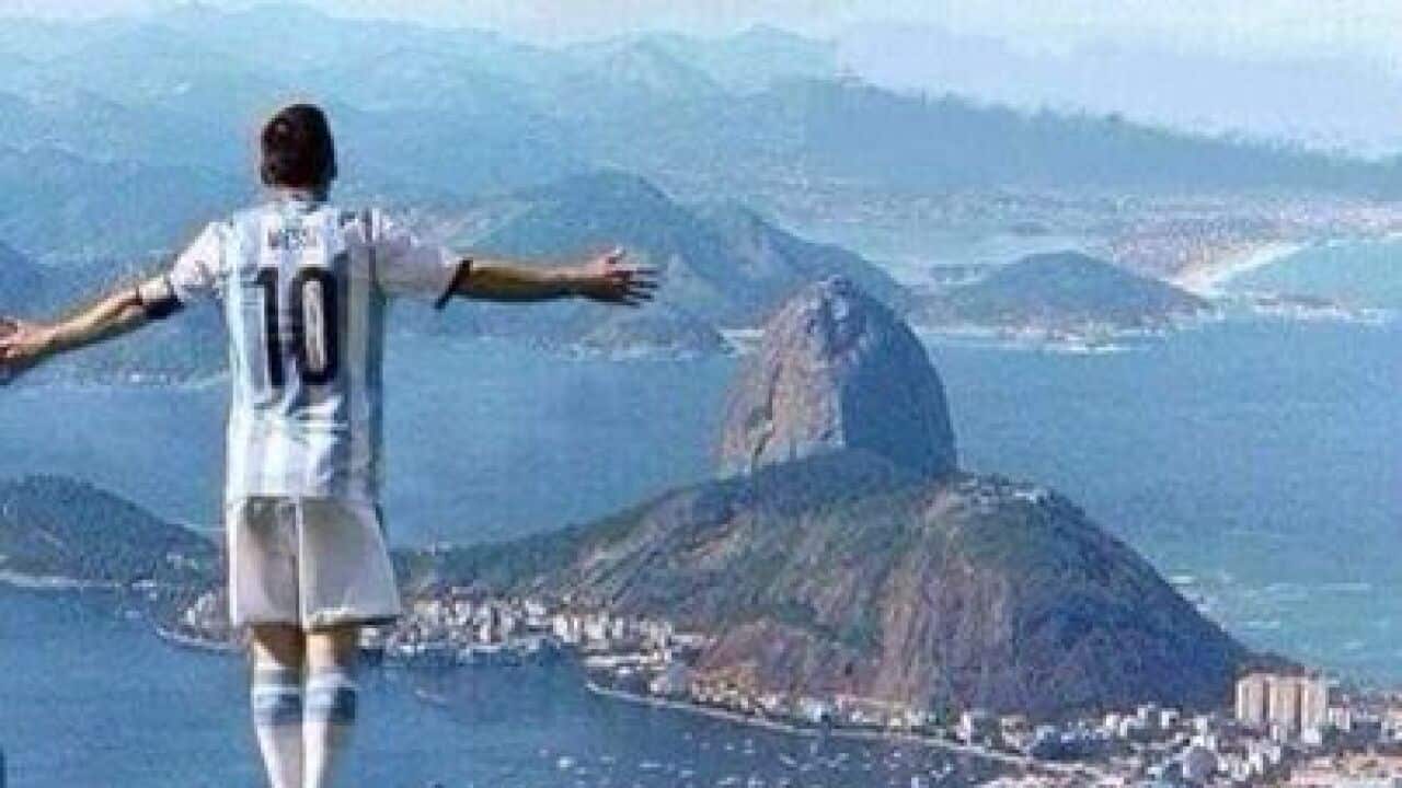Messi redentor: meme de la Copa América