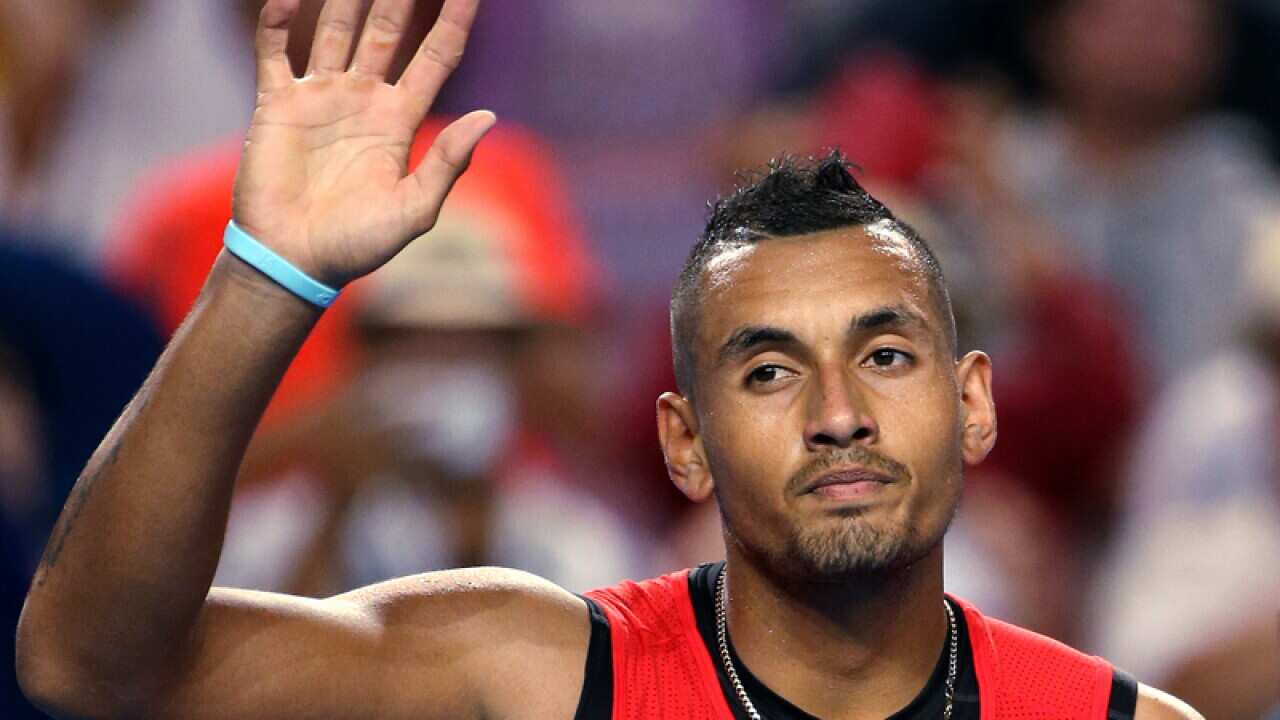 Nick Kyrgios of Australia