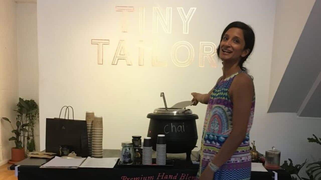 Fatema Khanbhai runs tea business.