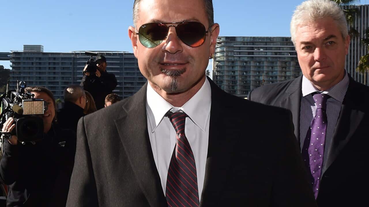 Michael Diamond arrives at a board meeting at the AOC