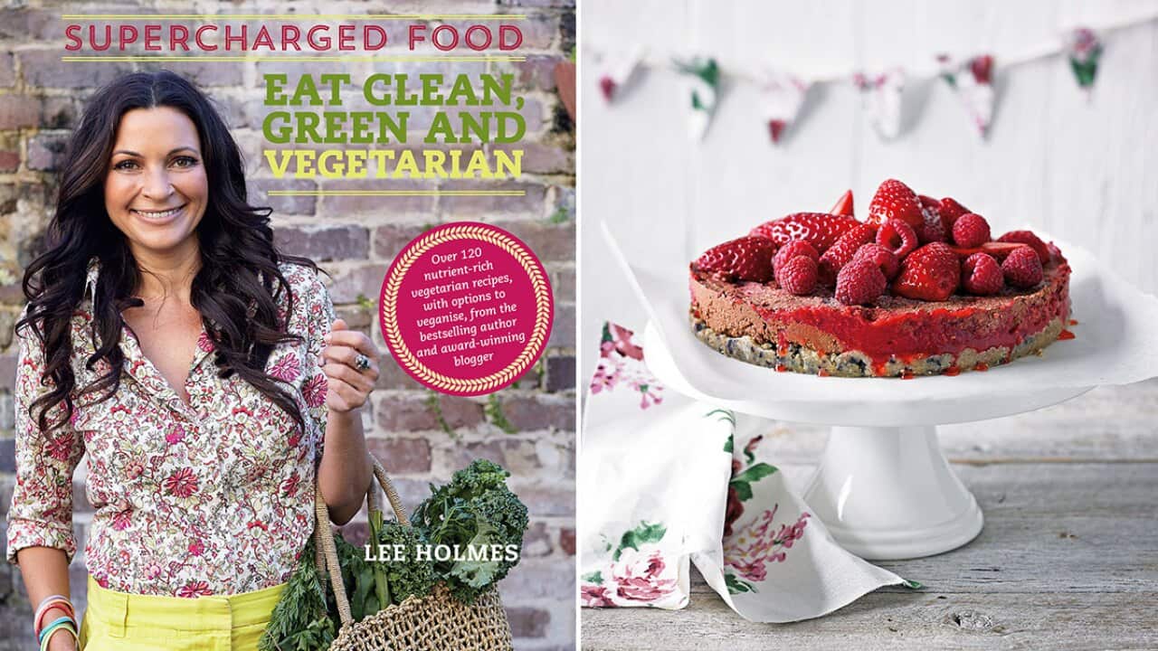 Supercharged Food and Raw berry and chocolate torte