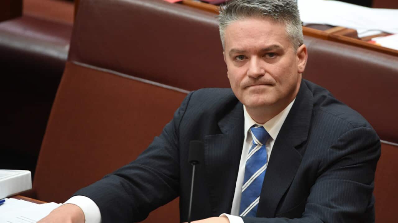 Minister for Finance Mathias Cormann