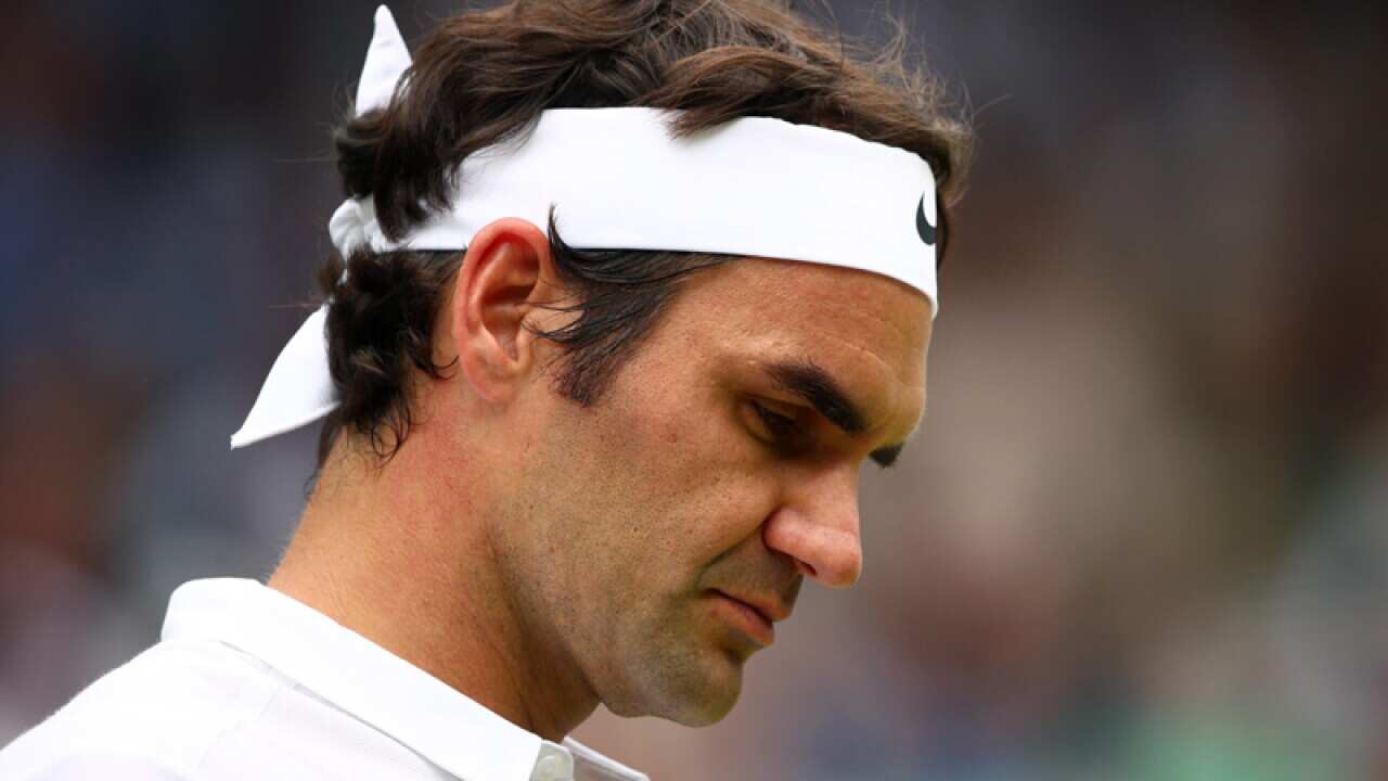 Swiss tennis player Roger Federer