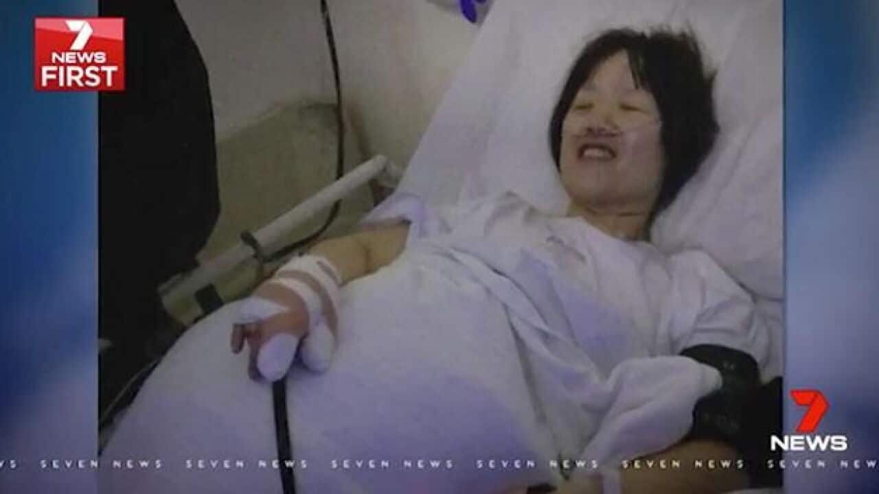 7 News: Melbourne mum stabbed chasing down robber.