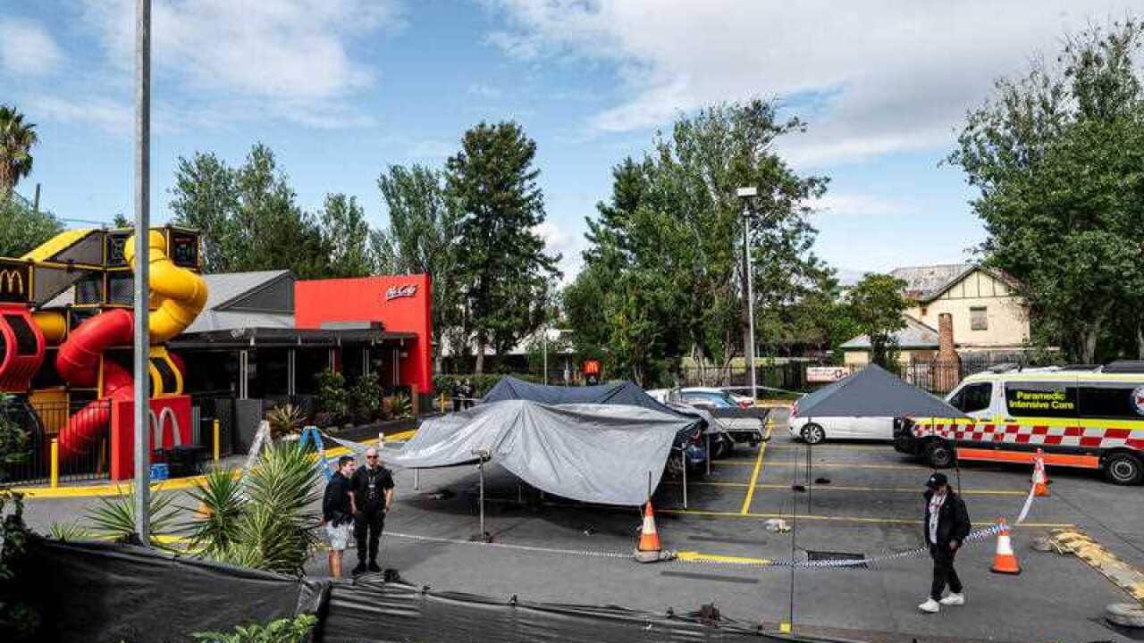 A paramedic has died after he was fatally stabbed at a fast food restaurant in Sydney's west. Source: AAP / Flavio Brancaleone