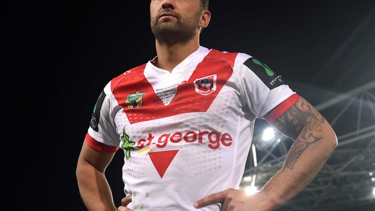 Benji Marshall of the Dragons
