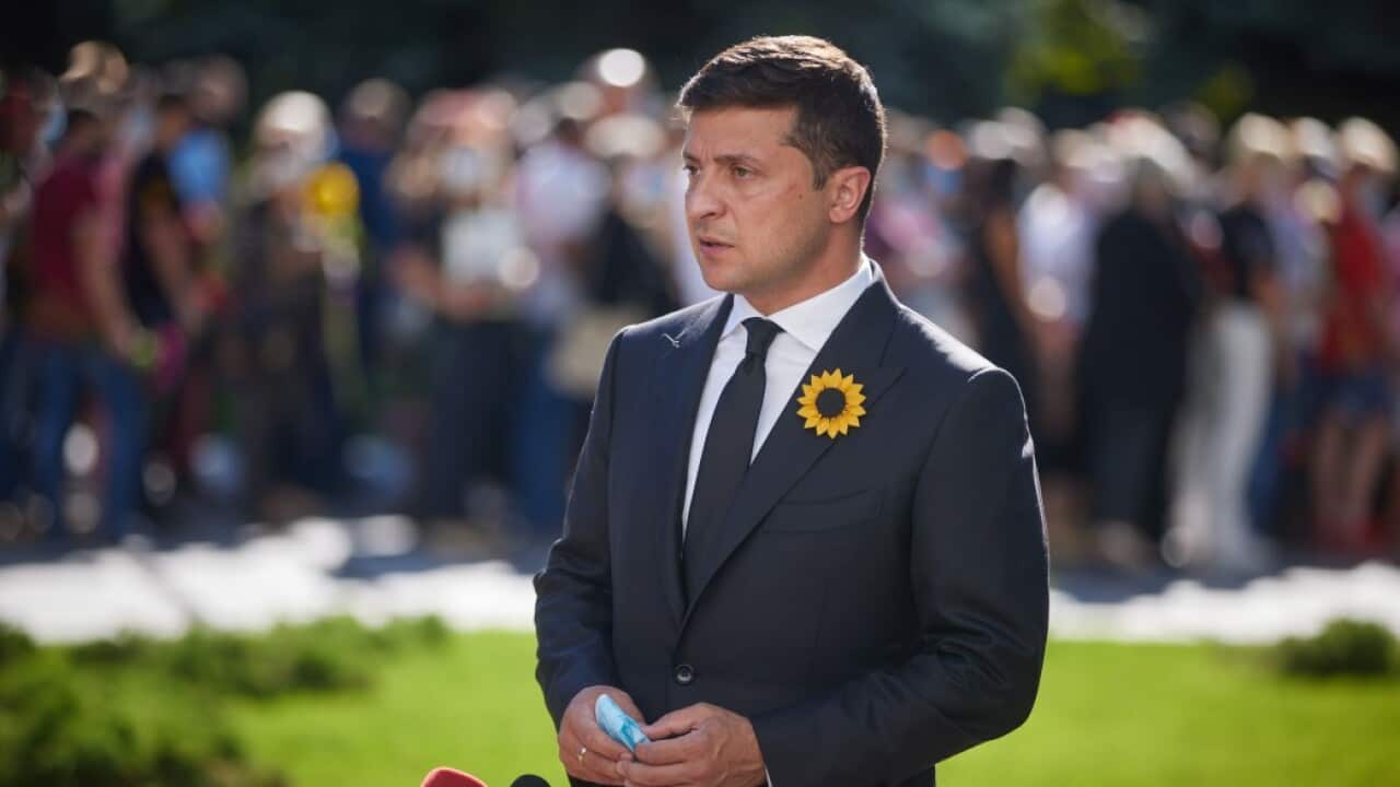 Президент України Володимир Зеленський у День пам’яті захисників України.