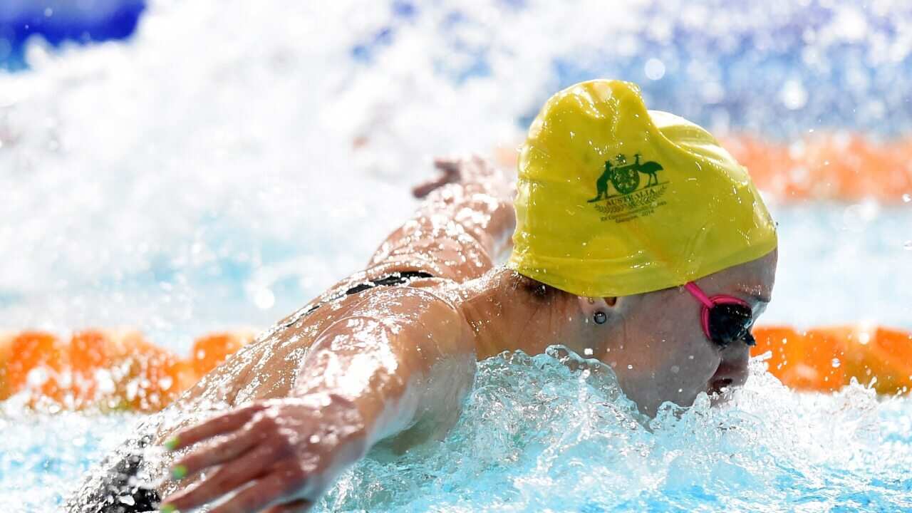 Australia's Maddie Groves in the women's 200m Butterfly heat during the 2014 Commonwealth Games in Glasgow.