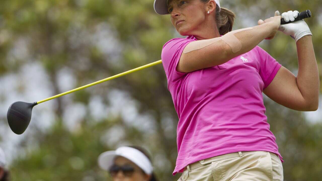Angela Stanford during the LPGA LOTTE Championship