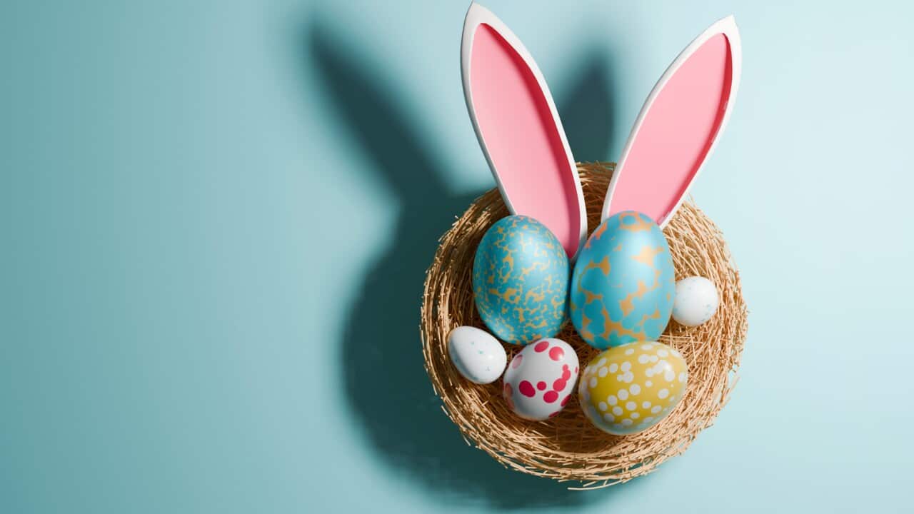 Easter Egg with Rabbit ears