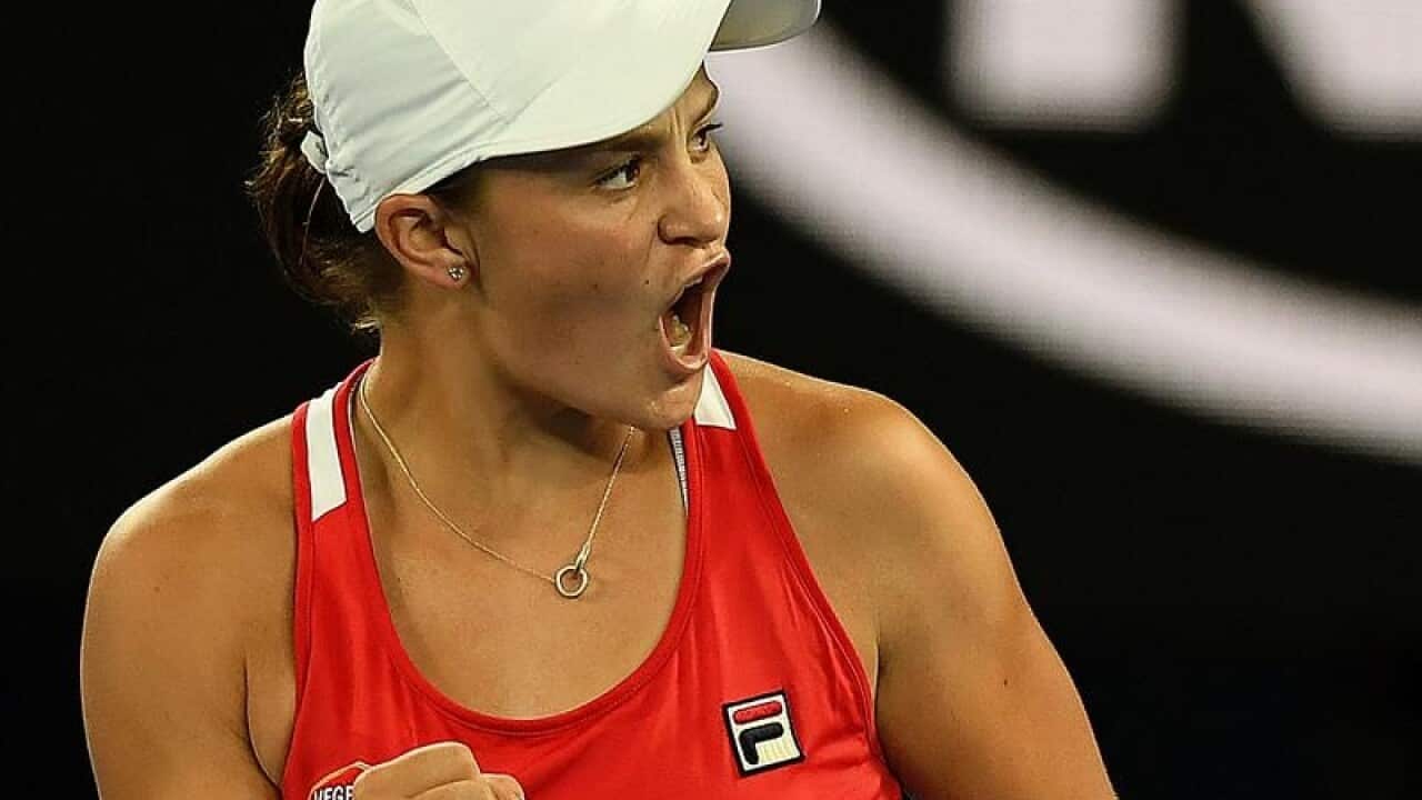 Australian tennis player Ash Barty