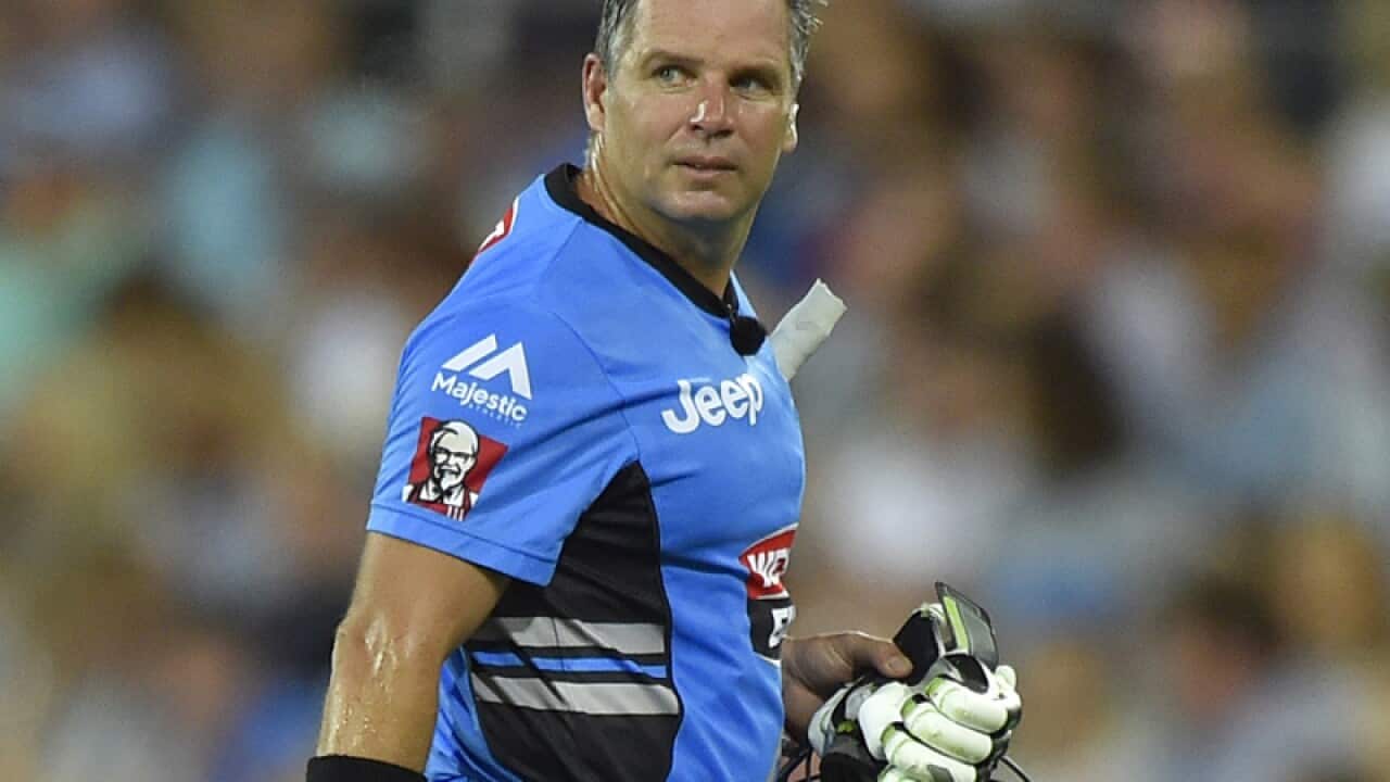 Brad Hodge of the Strikers