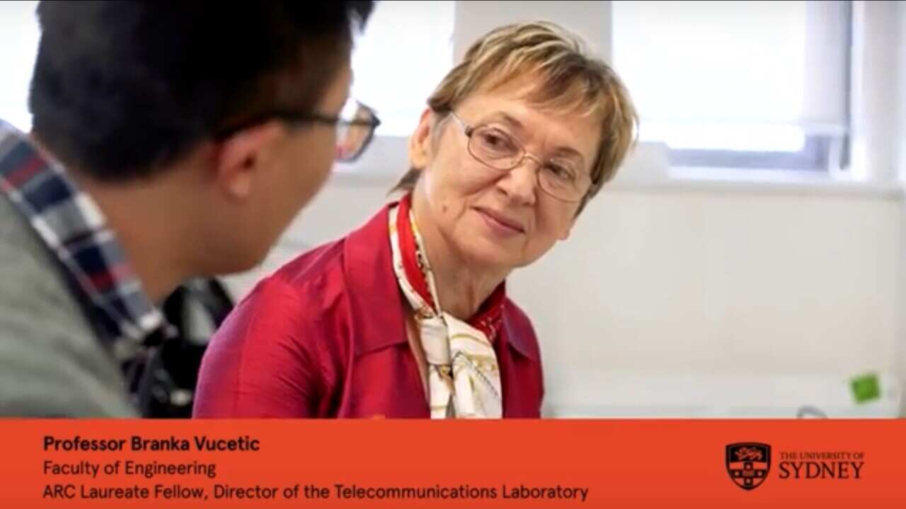 Profesor Branka Vucetic explains her work